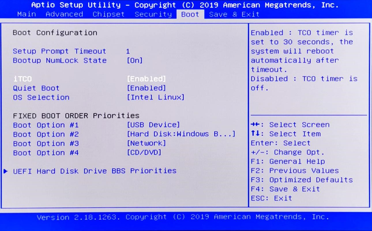 BIOS Menu
